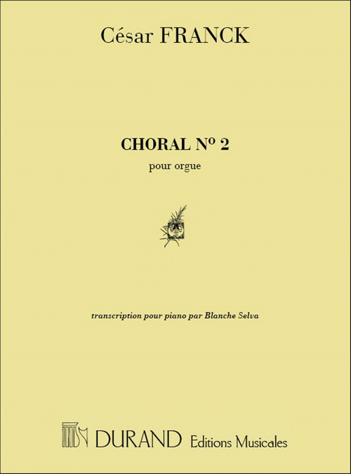 Choral nº 2, pour orgue ou harmonium. 9790044036943