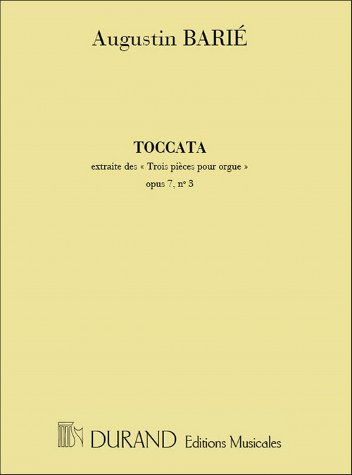 Toccata, Op. 7 nº 3, pour orgue