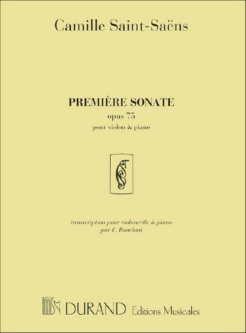 Sonate nº 1 Op. 75, pour violoncelle et piano