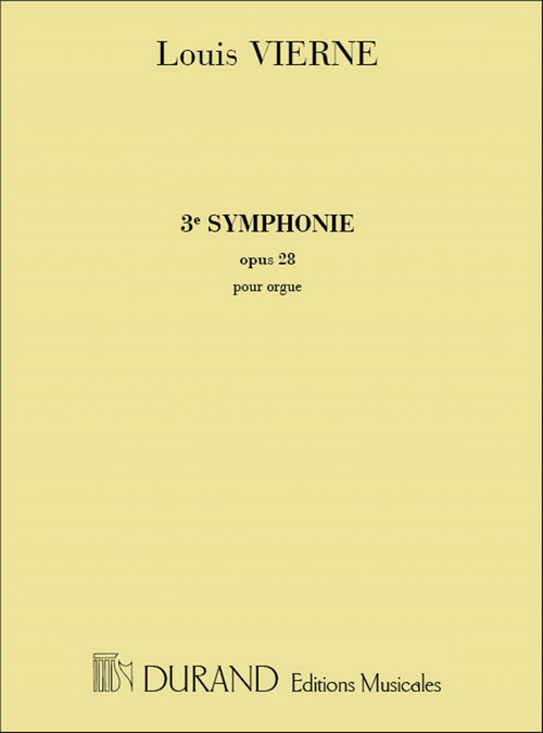 Symphonie nº 3 Op. 28, pour orgue