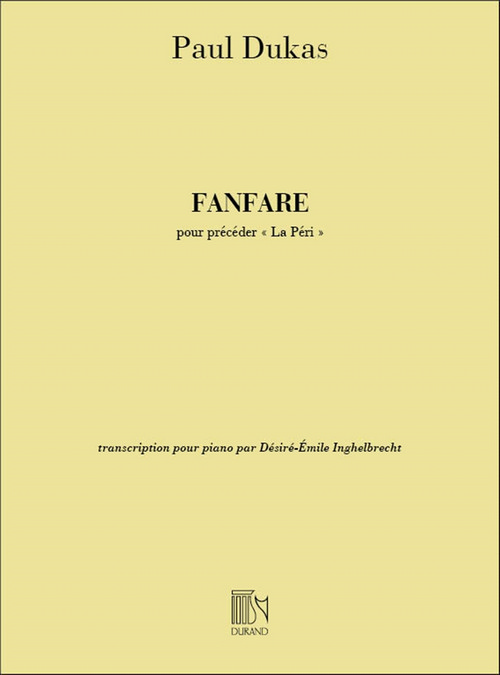 Fanfare de La Péri, pour piano