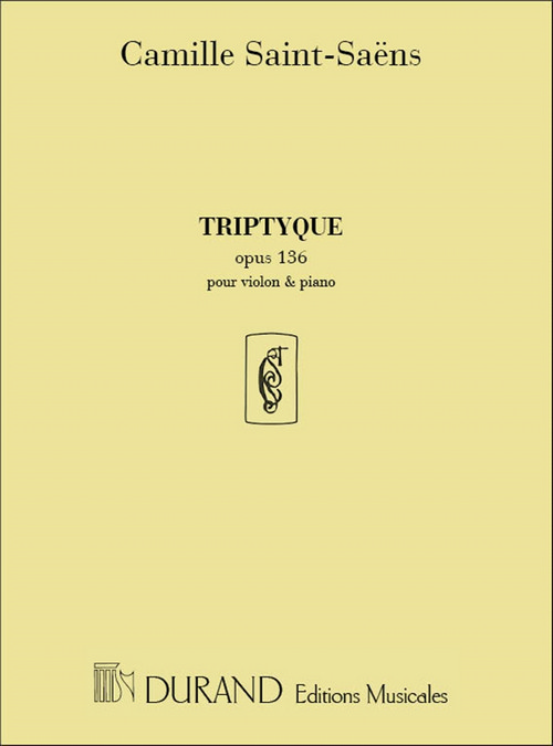 Triptyque, Op. 136, pour violon et piano