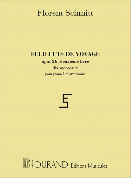 Feuillets de voyage, Opus 26, II Livre: Dix morceaux pour piano à 4 mains