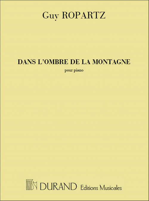 Dans l'ombre de la montagne, pour piano