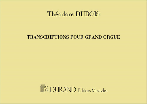 Transcriptions pour grand orgue (Haendel, Marcello, Mendelssohn, Schumann)s