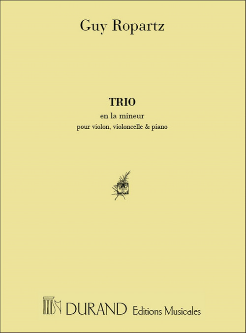 Trio en La mineur, pour violon, violoncelle et piano