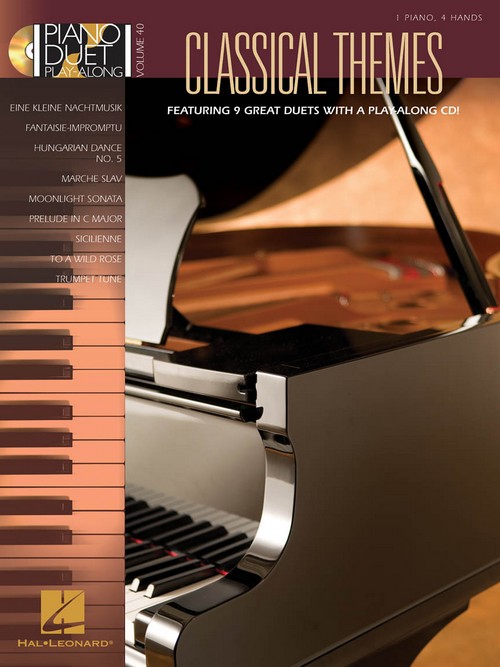 Classical Themes: Piano Duet Play-Along Volume 40