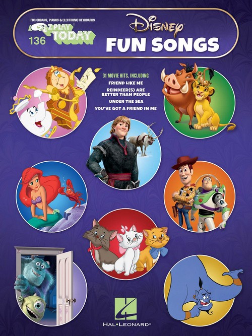 Disney Fun Songs: E-Z Play Today Volume 136, Piano or Keyboard