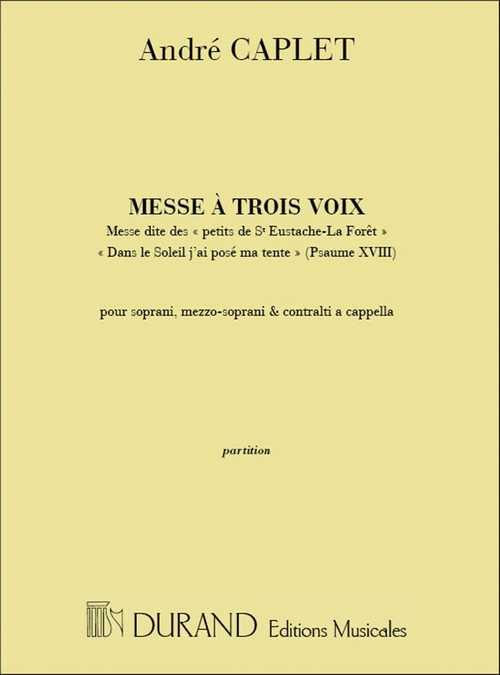 Messe à 3 voix a cappella