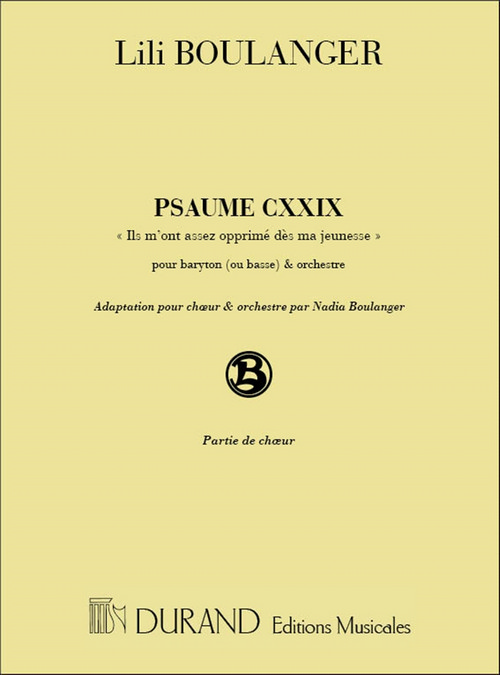 Psaume 129, choeur