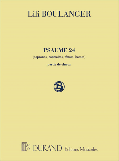 Psaume 24: La Terre appartient à l'Éternel, cheours