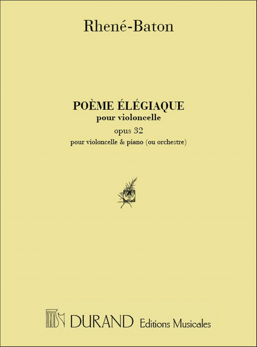 Poème élégiaque, pour violoncelle