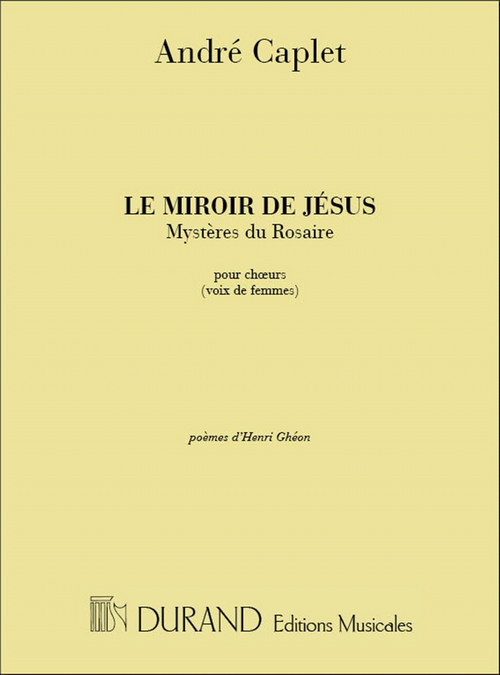 Le miroir de Jésus, choeurs (voix de femmes)