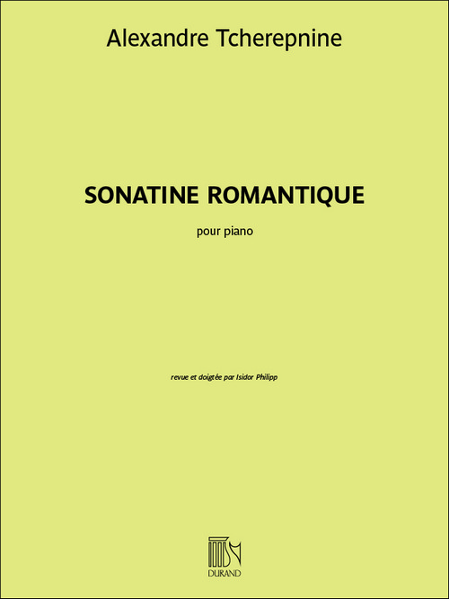 Sonatine romantique, Op. 4, pour piano
