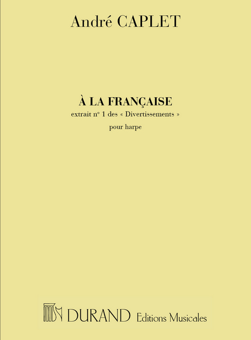 Divertissement à la française (nº 1), pour  harpe