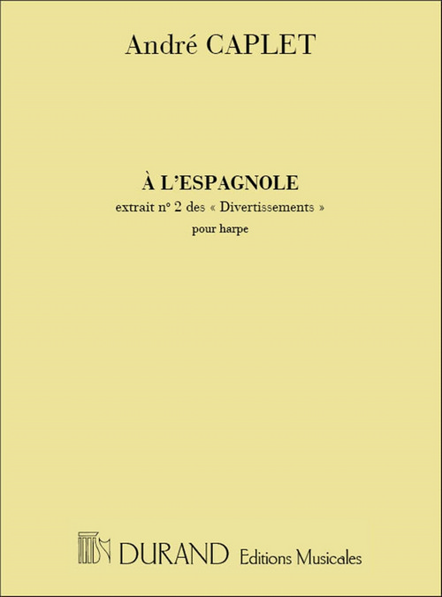 Divertissement à l'espagnole (nº 2), pour harpe