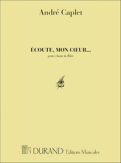 Écoute mon coeur, pour mezzosoprano et flûte (Rabindranath Tagore). 9790044046898