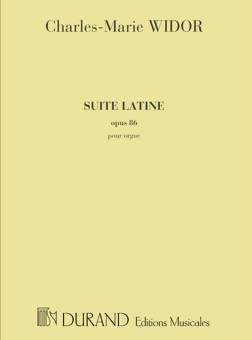 Suite latine, pour orgue. 9790044048458