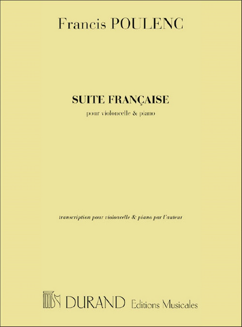 Suite française, pour violoncelle et piano
