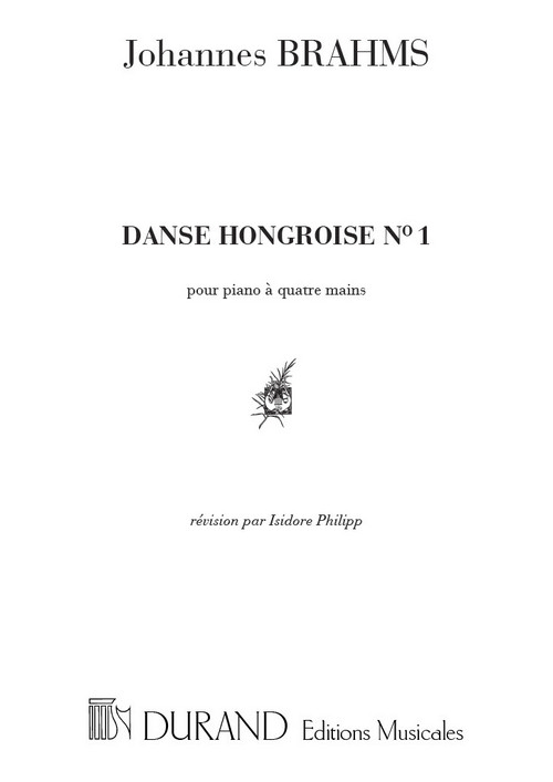 Danses hongroises, nº 1, pour piano à 4 mains