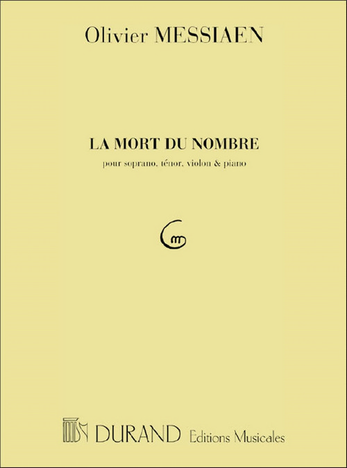 Mort du nombre, pour soprano, ténor, violon et piano