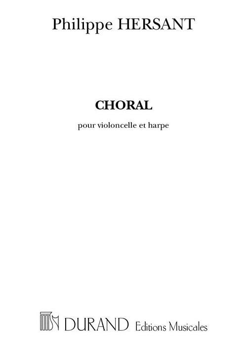 Choral, pour violoncelle et harpe