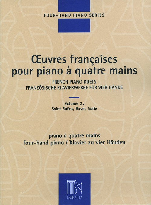 Oeuvres françaises, pour piano à 4 mains