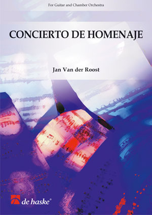 Concierto de homenaje, dedicated to maestro Joaquín Rodrigo, for Guitar and Chamber Orchestra, Score