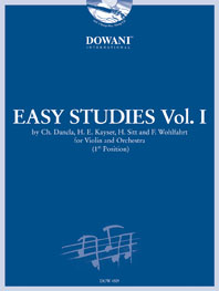 Easy Studies Vol. 1 (1st Position), for Violin and Orchestra