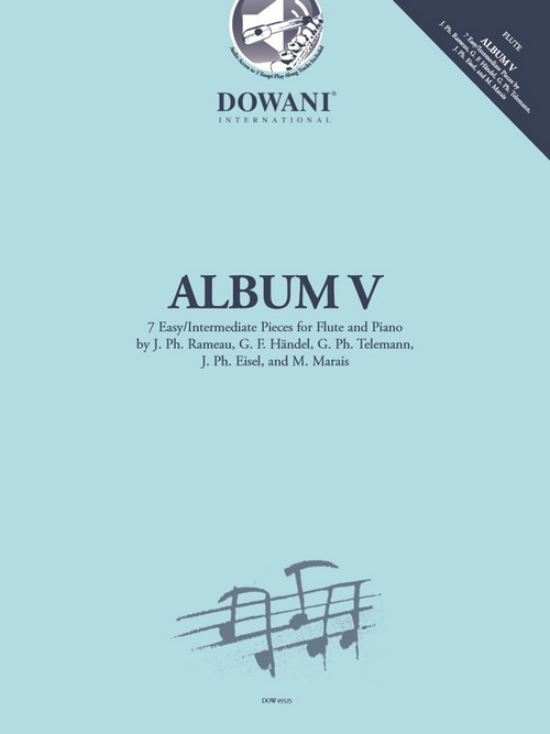 Album Vol. V: 7 Easy and Intermediate Pieces for Flute and Piano. 9789043162371