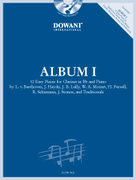 Album I: 12 Easy Pieces for Clarinet in Bb and Piano. 9790501780594 Album I: 12 Easy Pieces for Clarinet in Bb and Piano. 9790501780594
