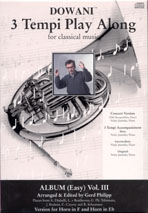 Album Vol. III, for Horn and Piano. 9783905476262 Album Vol. III, for Horn and Piano. 9783905476262