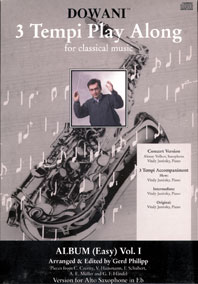 Album Vol. I, for Alto Saxophone in Eb and Piano