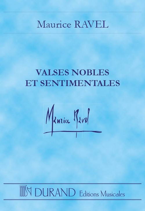 Valses nobles et sentimentales, pour orchestre, partition