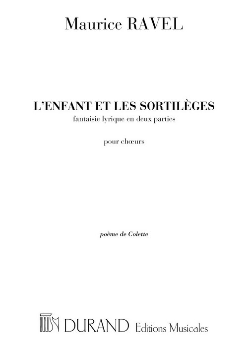 L'enfant et les sortilèges, choeur. 9790044075911