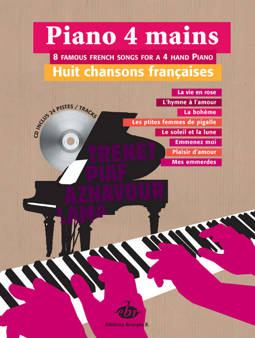 8 Chansons françaises, pour piano à 4 mains