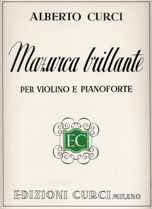 Mazurca brillante, Opus 26, per violino e pianoforte