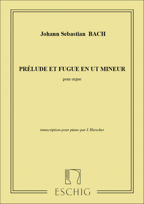 Prelude et fugue en Ut mineur, pour piano