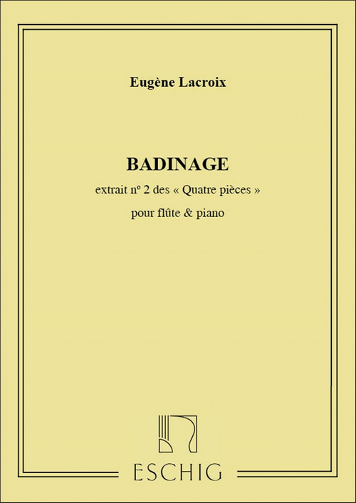 Badinage nº 2, pour flûte et piano