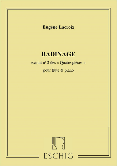 Badinage nº 2, pour flûte et piano