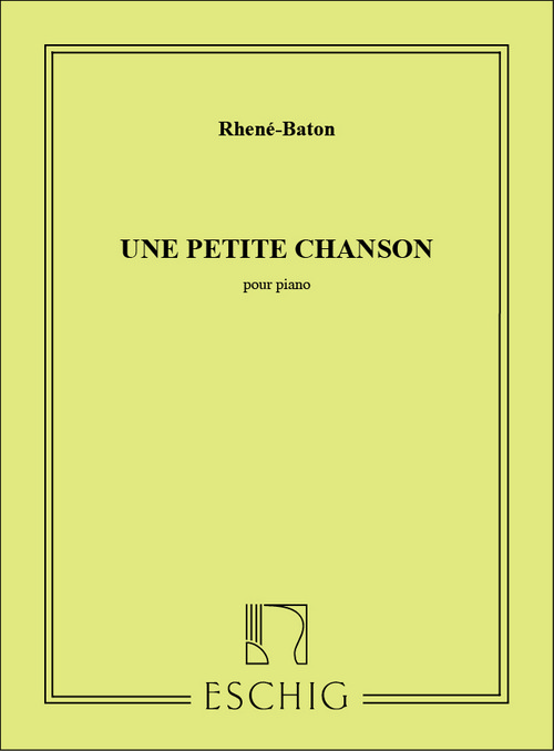 Petite chanson, pour piano