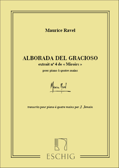 Alborada del gracioso, pour piano à 4 mains