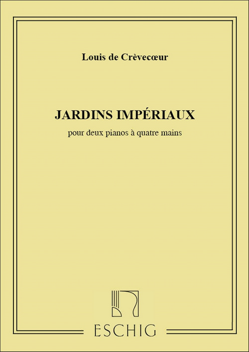 Jardins imperiaux, pour 2 pianos