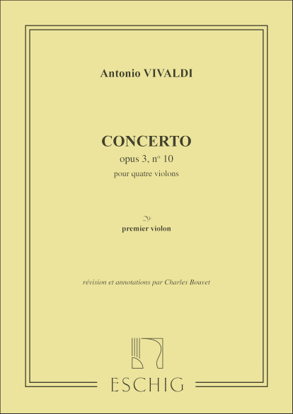 Concerto Op. 3 nº 10, RV 580: premier violon