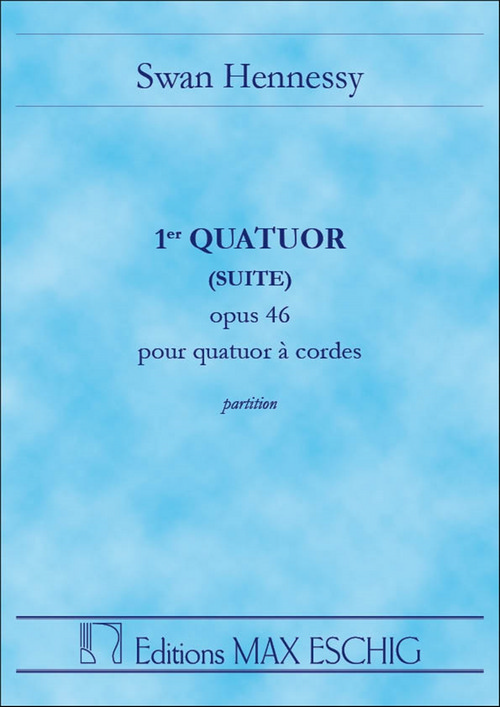 1er Quatuor (suite), opus 46, pour quatuor à cordes, partition