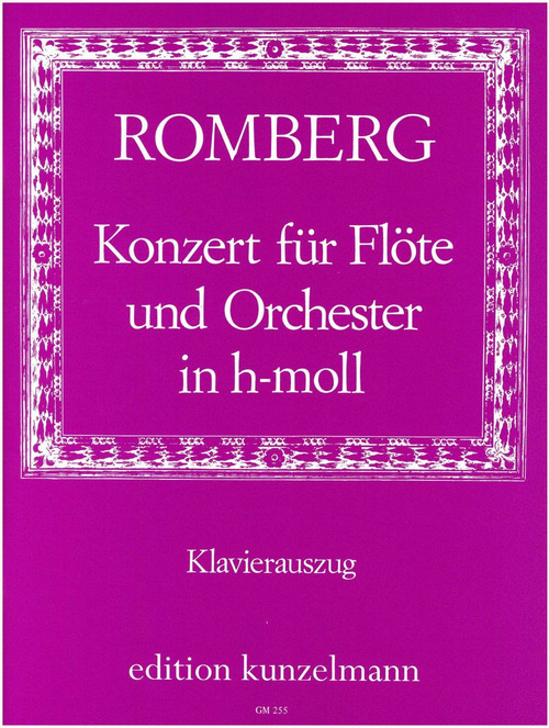 Konzert für Flöte h-moll, Klavierauszug