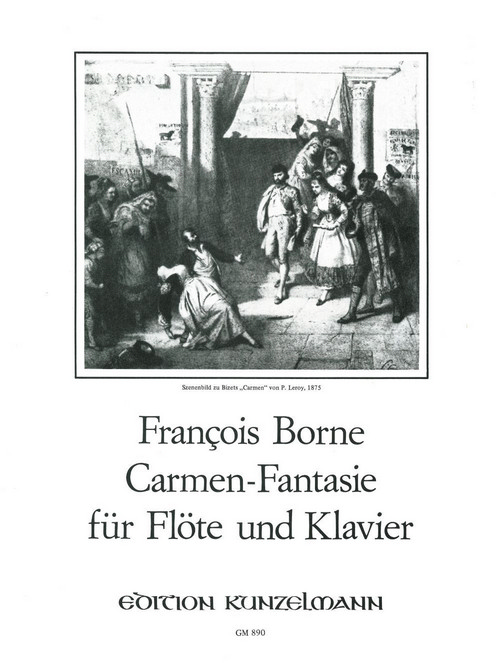 Fantaisie brillante für Flöte, "Carmen", Klavierauszug