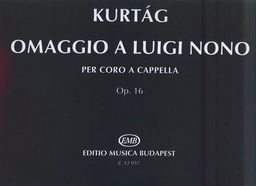 Omaggio a Luigi Nono, op. 16, per coro a cappella