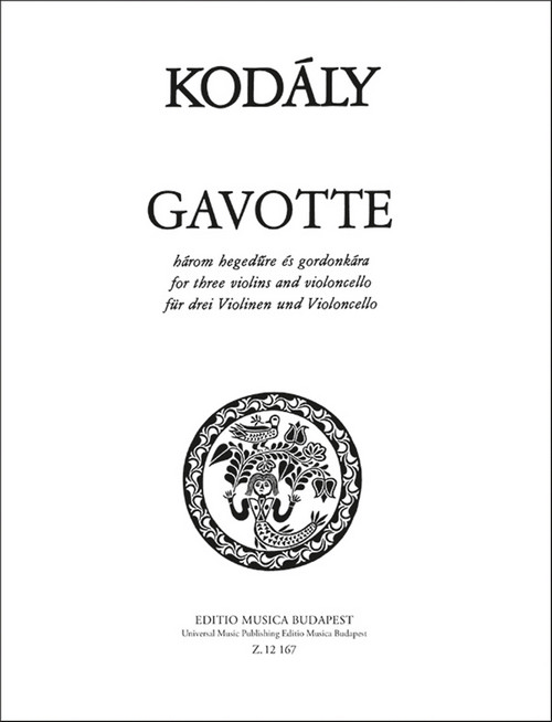 Gavotte for Three Violins and Violoncello