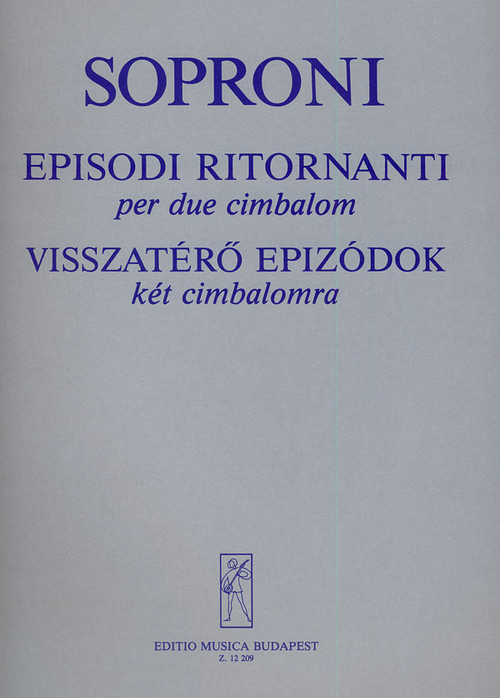 Episodi ritornanti, per due cimbalom. 9790080122099